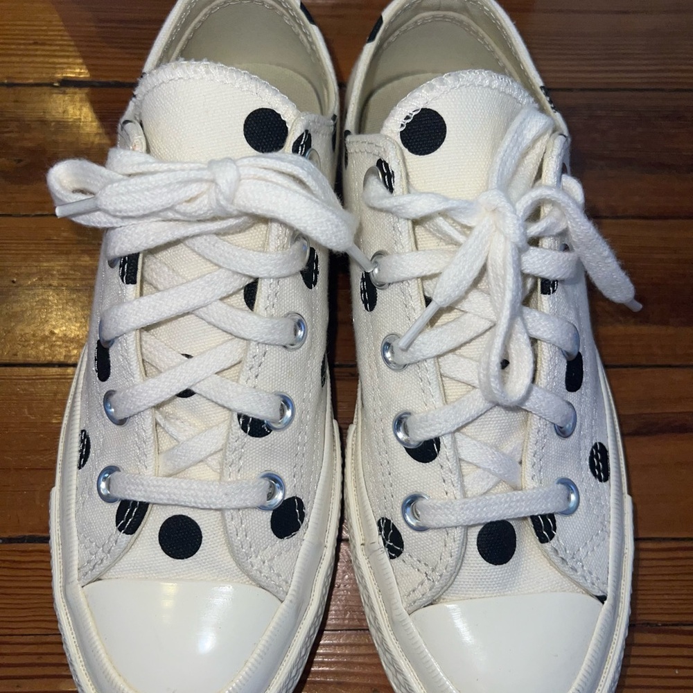 Converse Play White and Red Sneakers